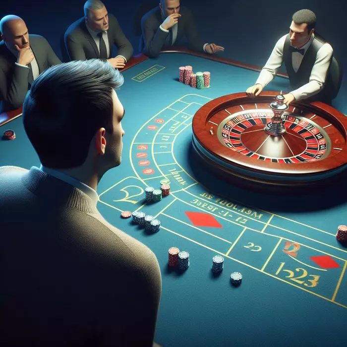 Observe the Roulette Game in Casino